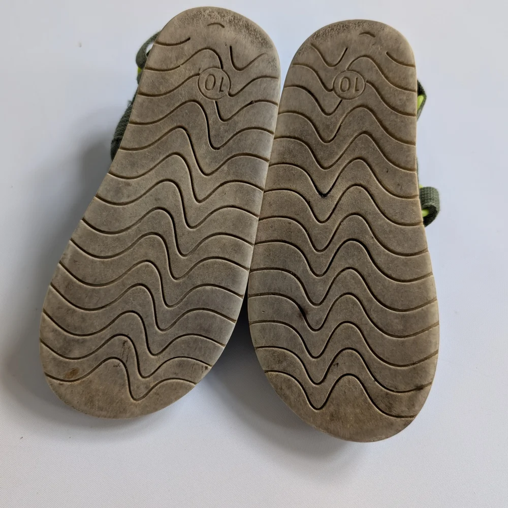 Cat & Jack Green Camouflage Kids Sandals